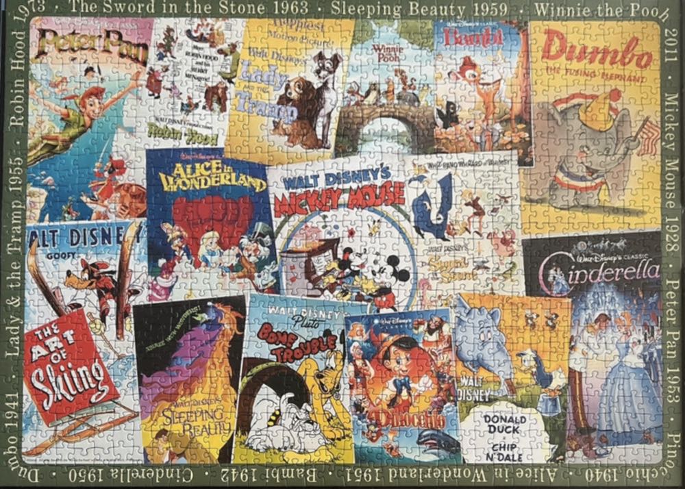 Disney - Vintage Movie Posters - Ravensburger puzzle collectible [Barcode 4005555006893] - Main Image 3