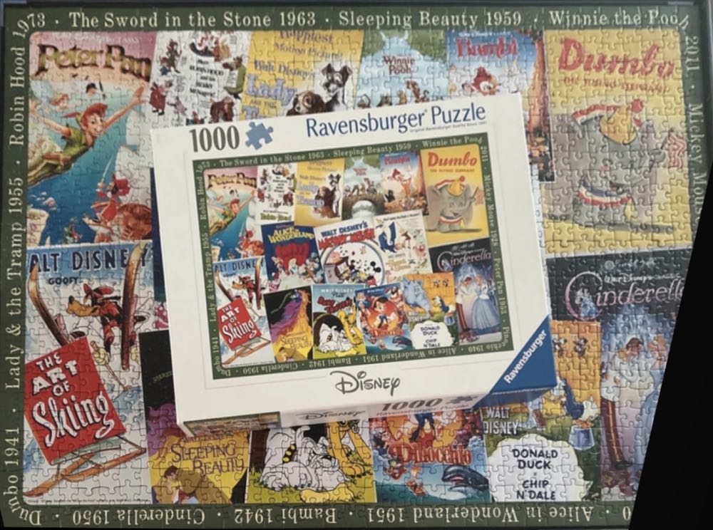 Disney - Vintage Movie Posters - Ravensburger puzzle collectible [Barcode 4005555006893] - Main Image 4