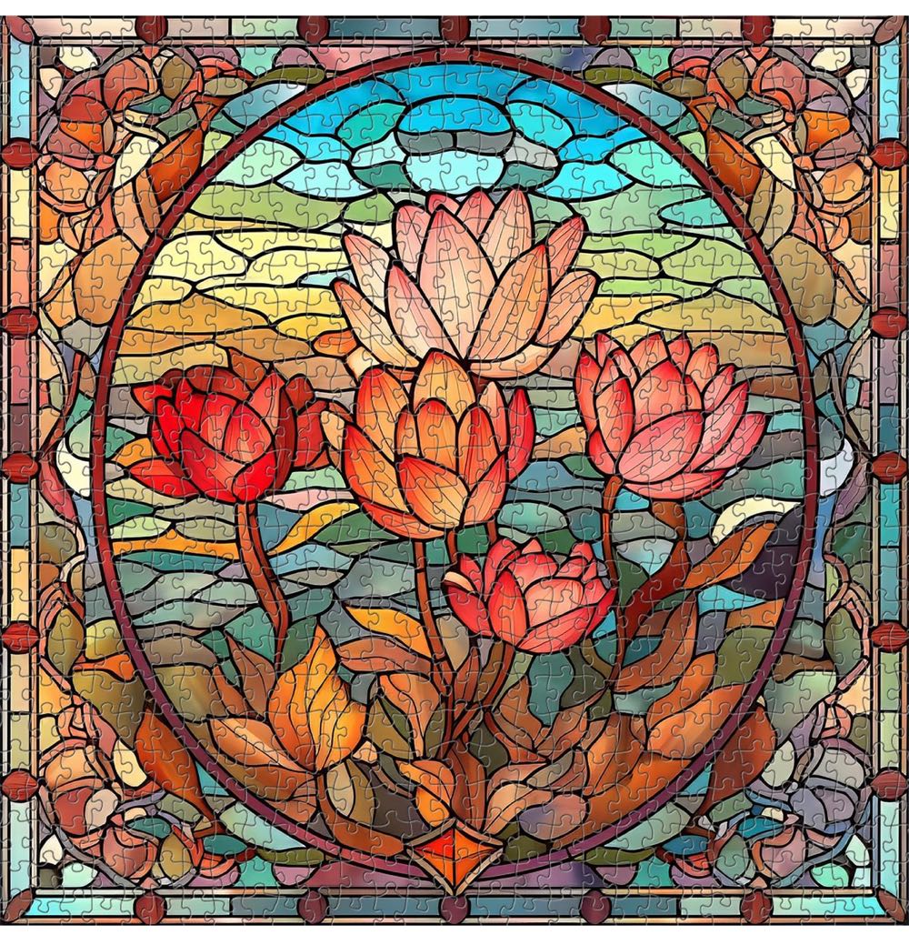 Stained Glass Flower - Pickforu puzzle collectible - Main Image 2