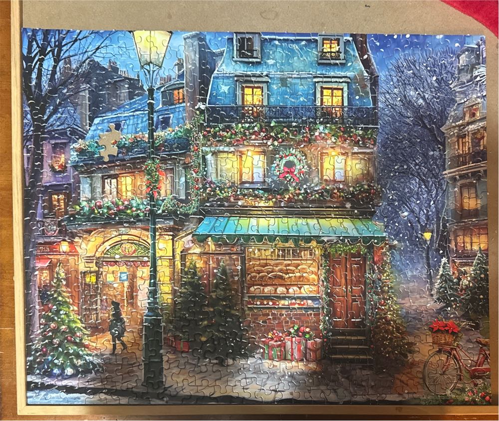 Winter Wonderland Cafe - Springbok puzzle collectible [Barcode 091683016983] - Main Image 2