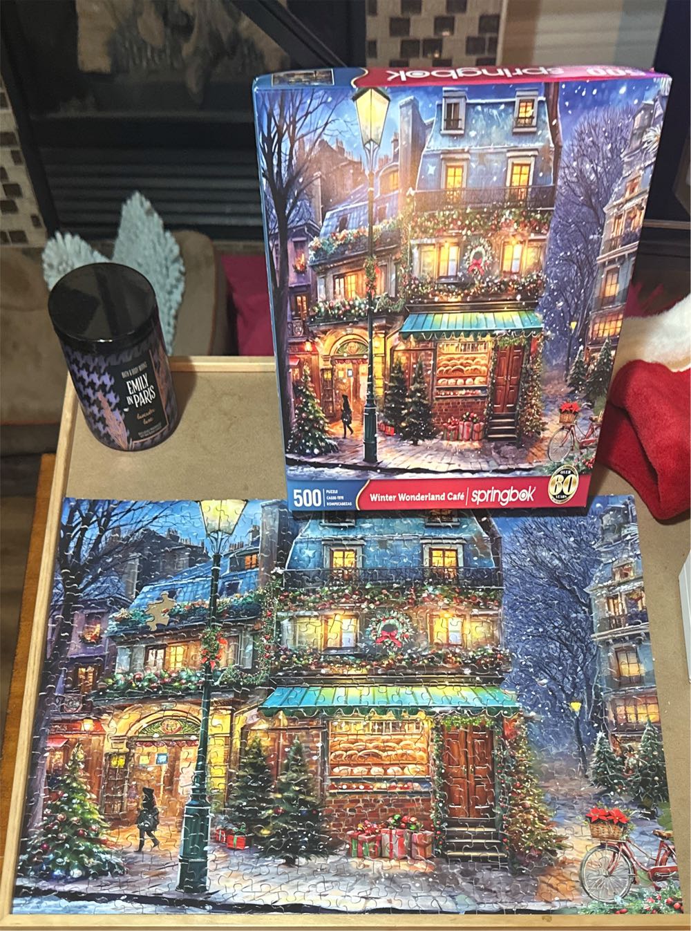 Winter Wonderland Cafe - Springbok puzzle collectible [Barcode 091683016983] - Main Image 3