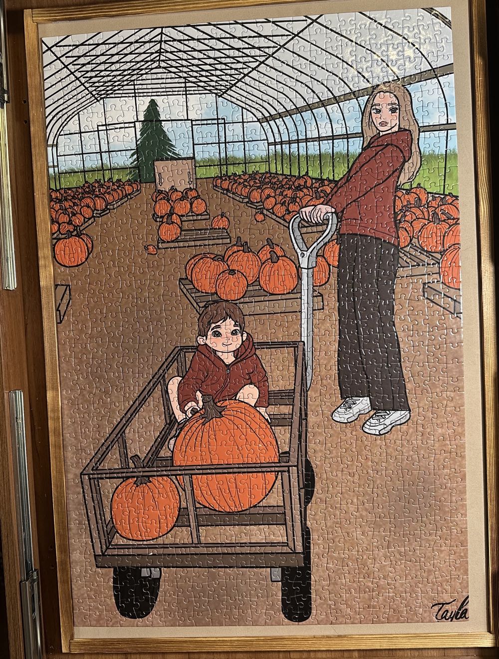 Pumpkin Picking  puzzle collectible - Main Image 2