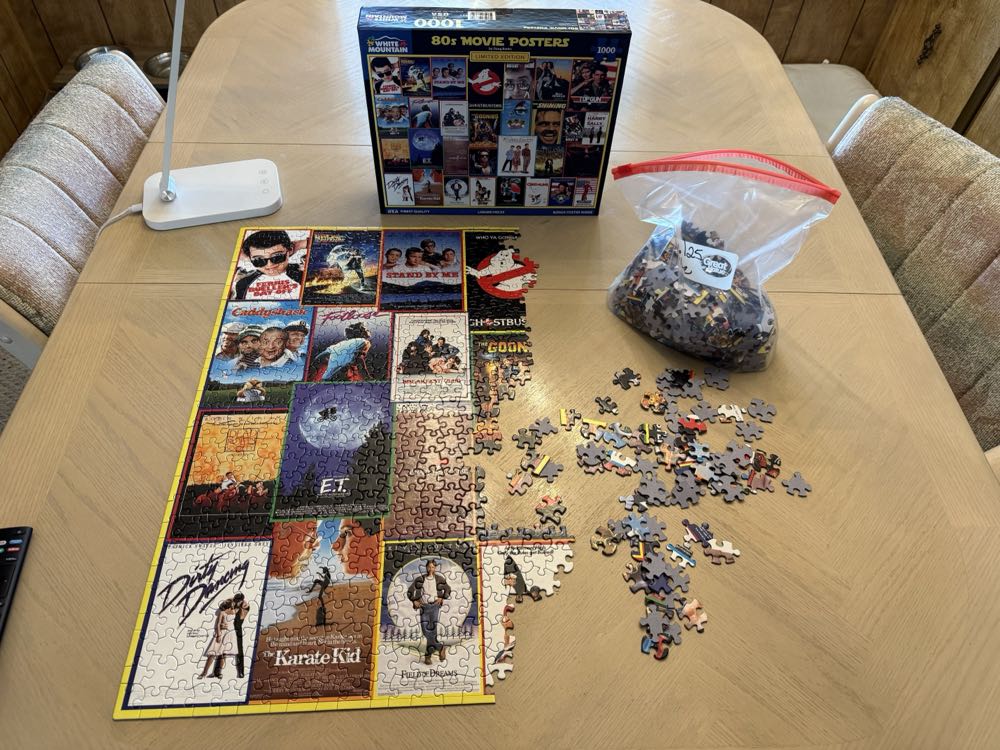 80’s Movie Posters - White Mountain puzzle collectible [Barcode 724819268399] - Main Image 2