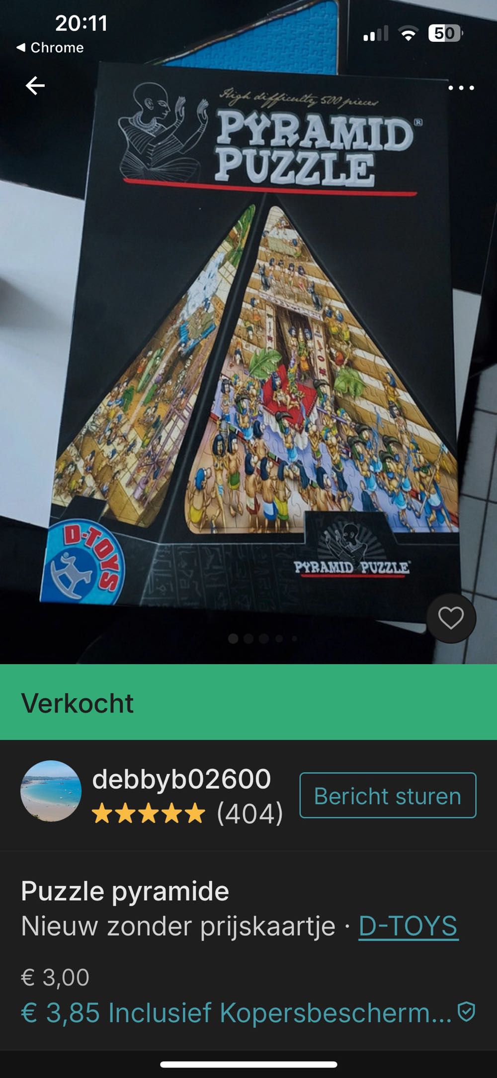 Pyramide 3d 🟦 - D-TOYS puzzle collectible [Barcode 5947502865964] - Main Image 4