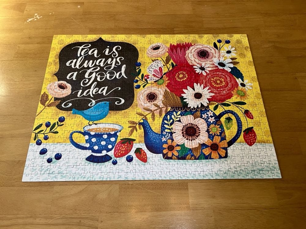 Springtime Tea - Roseart puzzle collectible [Barcode 4895145437394] - Main Image 2