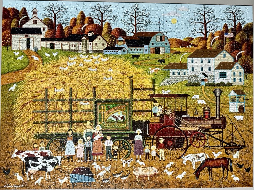 Honeynut Valley Farms - Buffalo puzzle collectible - Main Image 2