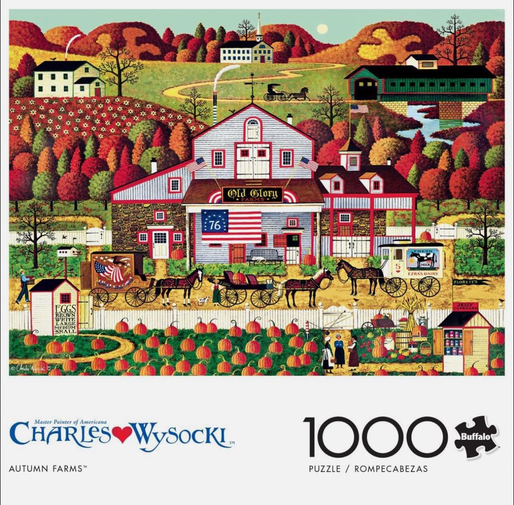 Autumn Farms - Buffalo Games puzzle collectible - Main Image 2