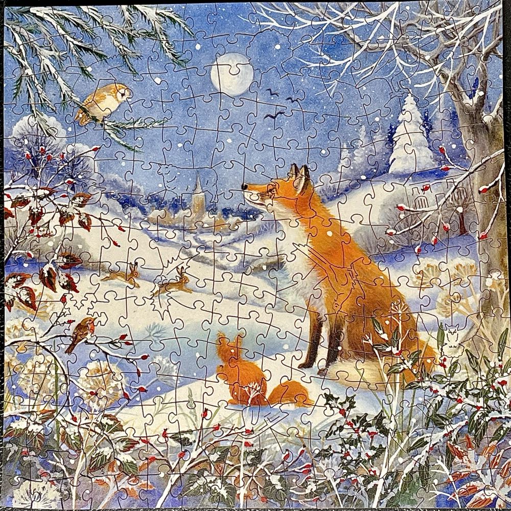 Winter Fox - Wentworth Wooden Puzzles 🇬🇧 puzzle collectible [Barcode 6050265387396] - Main Image 2
