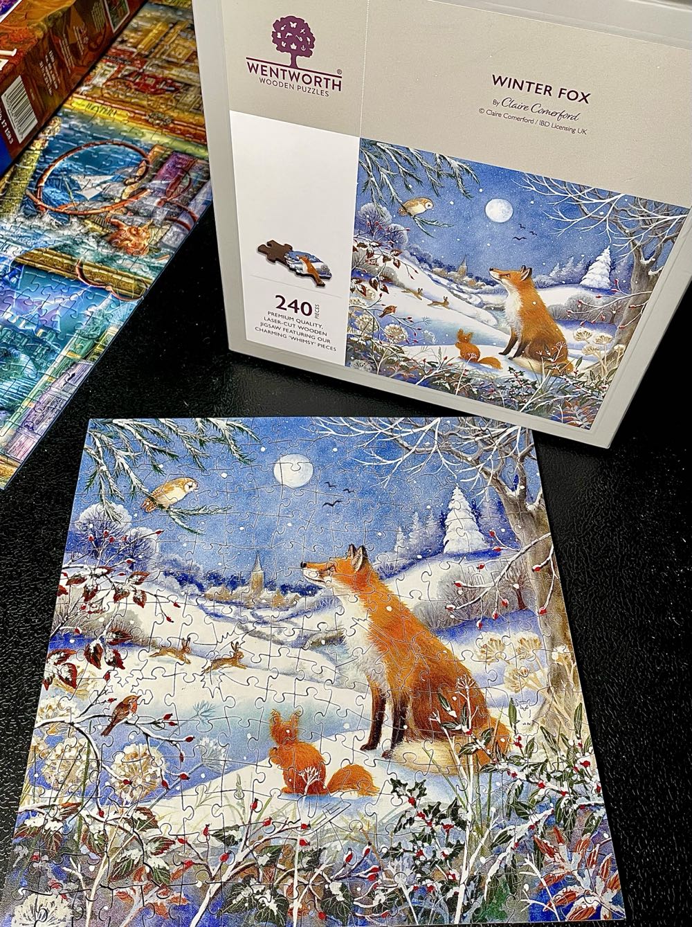 Winter Fox - Wentworth Wooden Puzzles 🇬🇧 puzzle collectible [Barcode 6050265387396] - Main Image 3