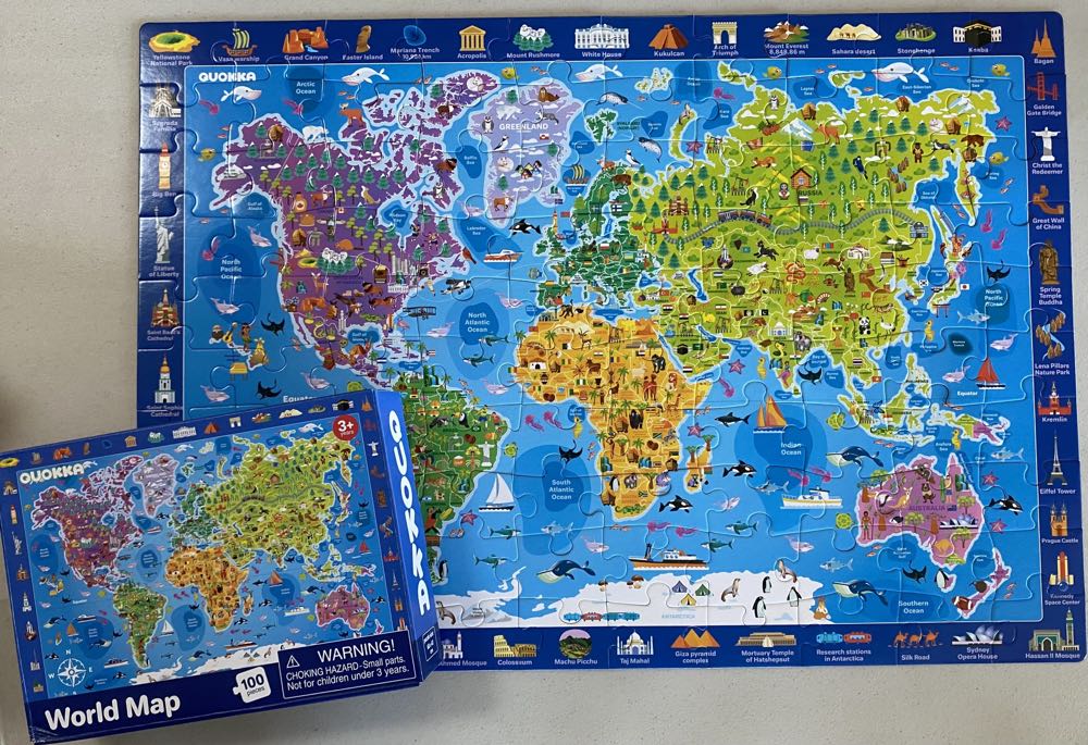 World Map - Quokka puzzle collectible - Main Image 2