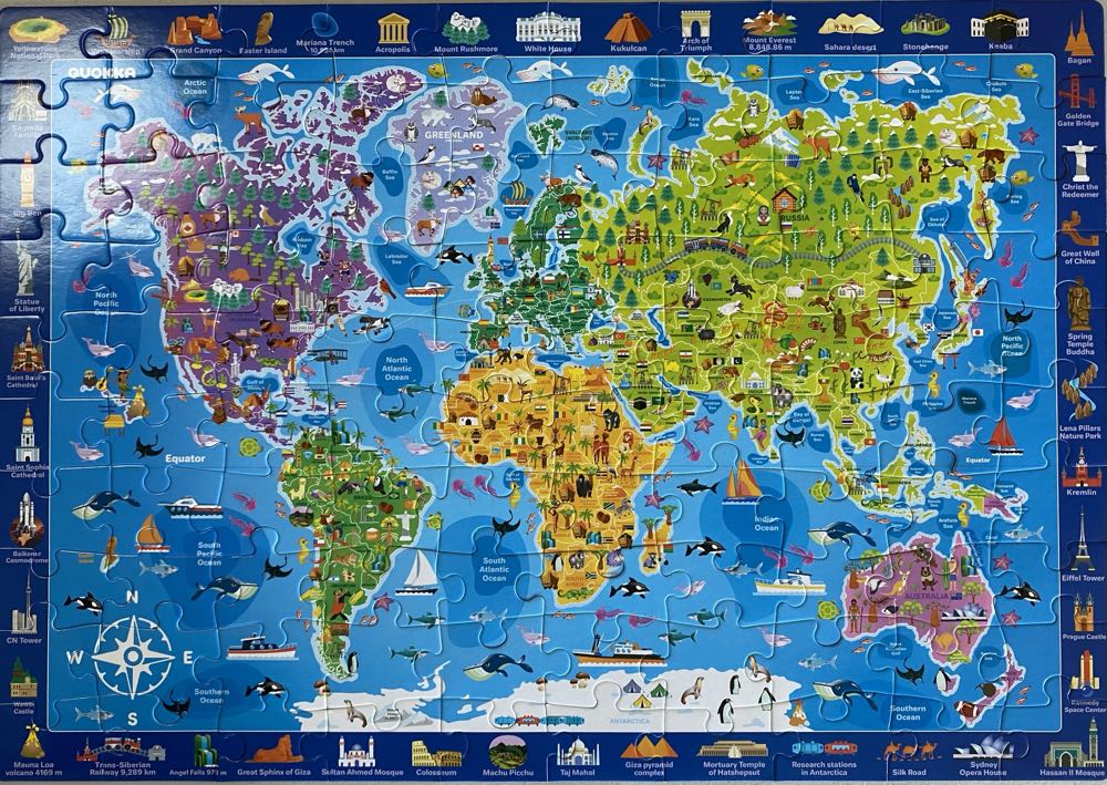 World Map - Quokka puzzle collectible - Main Image 3