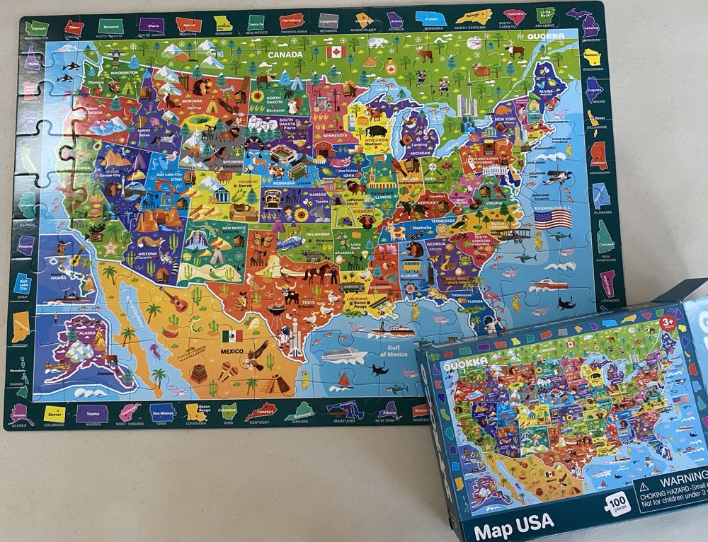 Map USA - Quokka puzzle collectible - Main Image 2