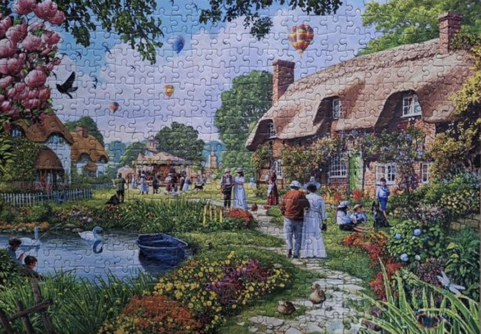 Lakeside Cottage - Gibsons puzzle collectible [Barcode 5012269031560] - Main Image 3