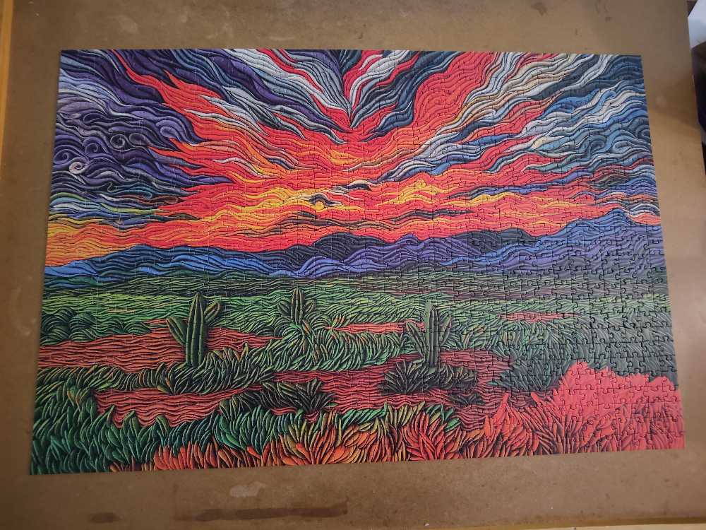 Santorini Sunsets Pirouette Puzzle