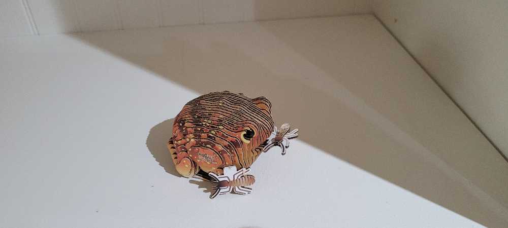 Eugy #117 3D Desert Spadefoot Toad - Eugy puzzle collectible - Main Image 2