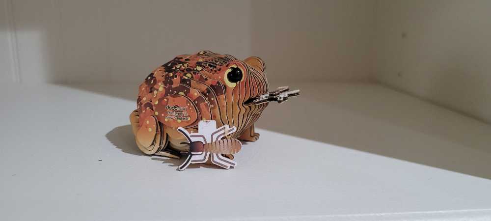 Eugy #117 3D Desert Spadefoot Toad - Eugy puzzle collectible - Main Image 3