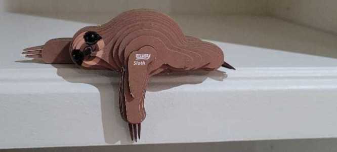 Eugy #32 3D Sloth - Eugy puzzle collectible - Main Image 2