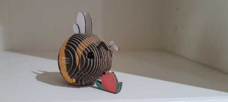 Eugy #73 3D Bumblebee - Eugy puzzle collectible - Main Image 3