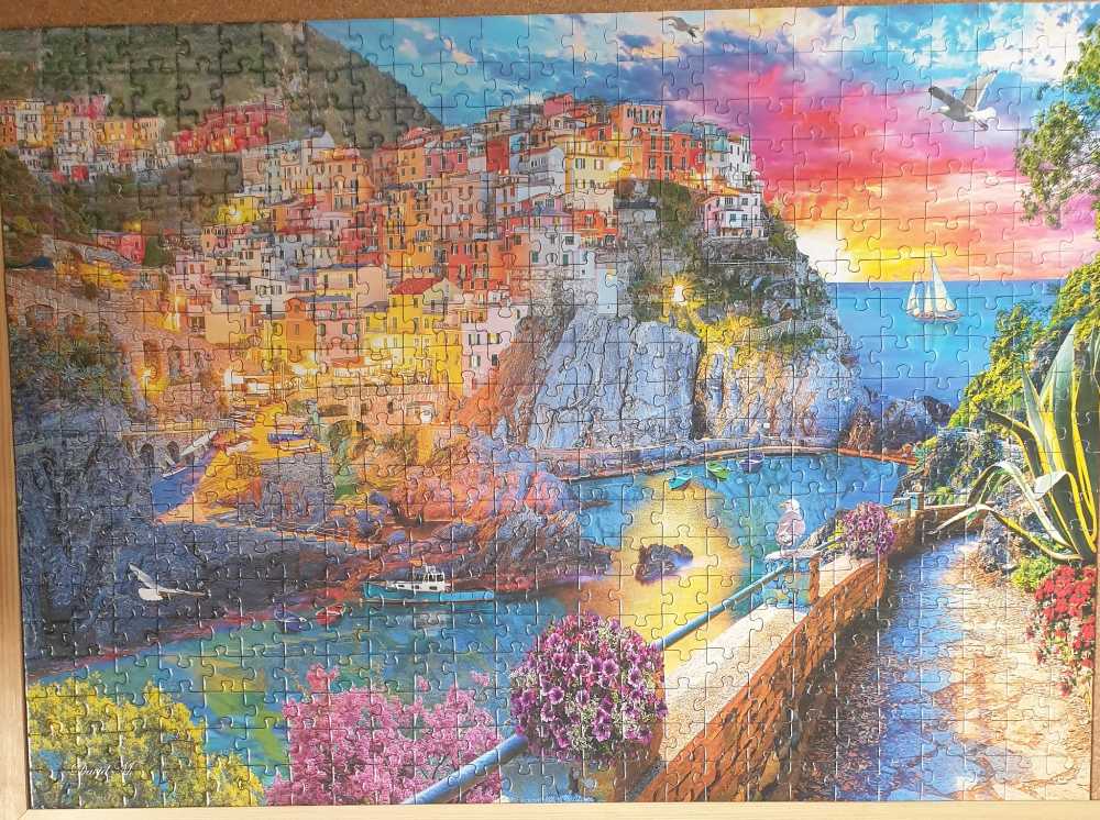 Italian Riviera - Corner Piece puzzle collectible [Barcode 5052089356344] - Main Image 2