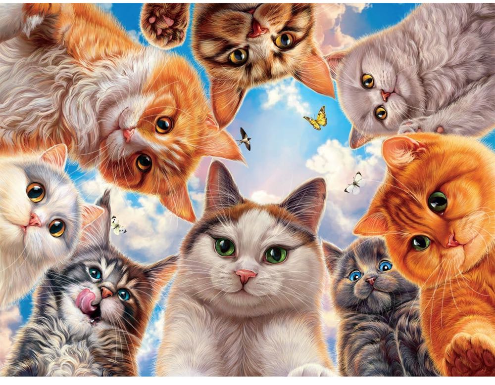 Pending Cats - Mouse Perspective  - Buffalo puzzle collectible [Barcode 079346178056] - Main Image 2