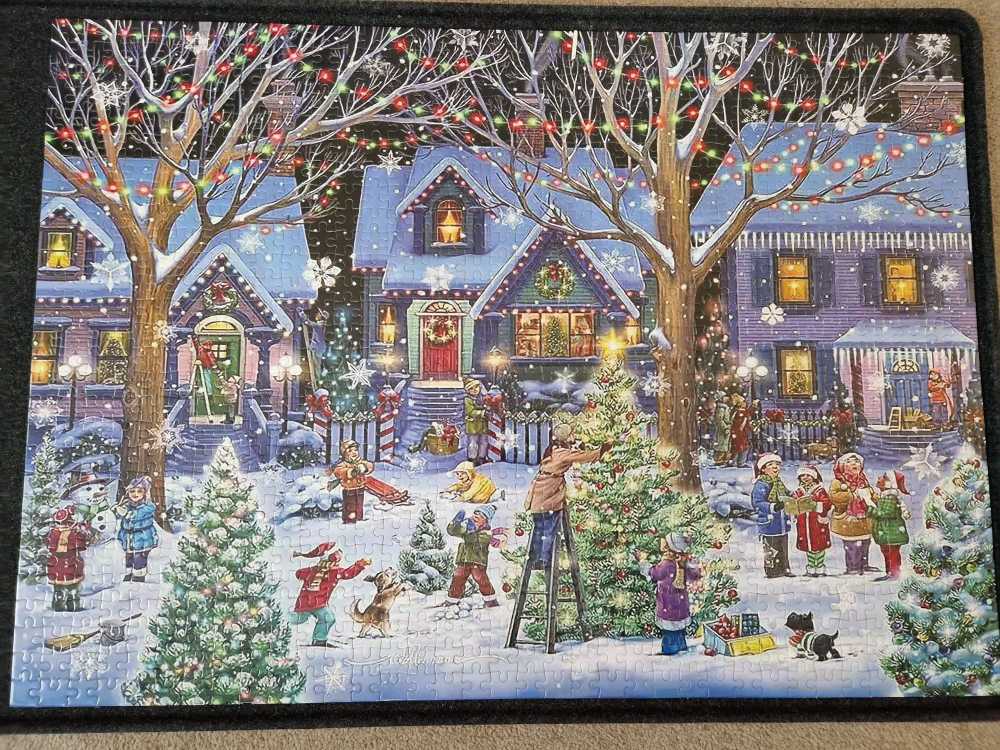 Christmas Cheer/Countdown To Christmas - Vermont puzzle collectible - Main Image 2