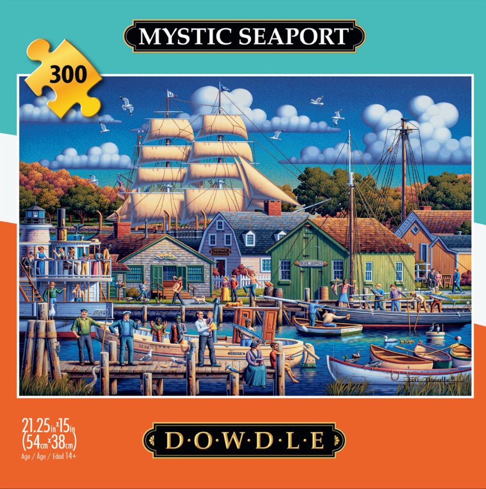 Mystic Seaport - Dowdle puzzle collectible [Barcode 079346228010] - Main Image 2
