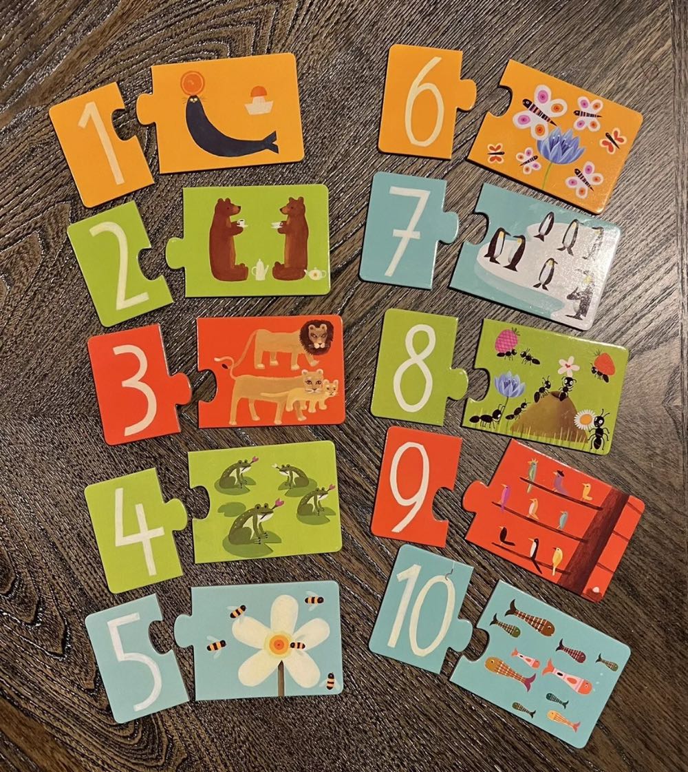 DJECO Puzzle Duo Numbers-SOLD - Djeco puzzle collectible - Main Image 3