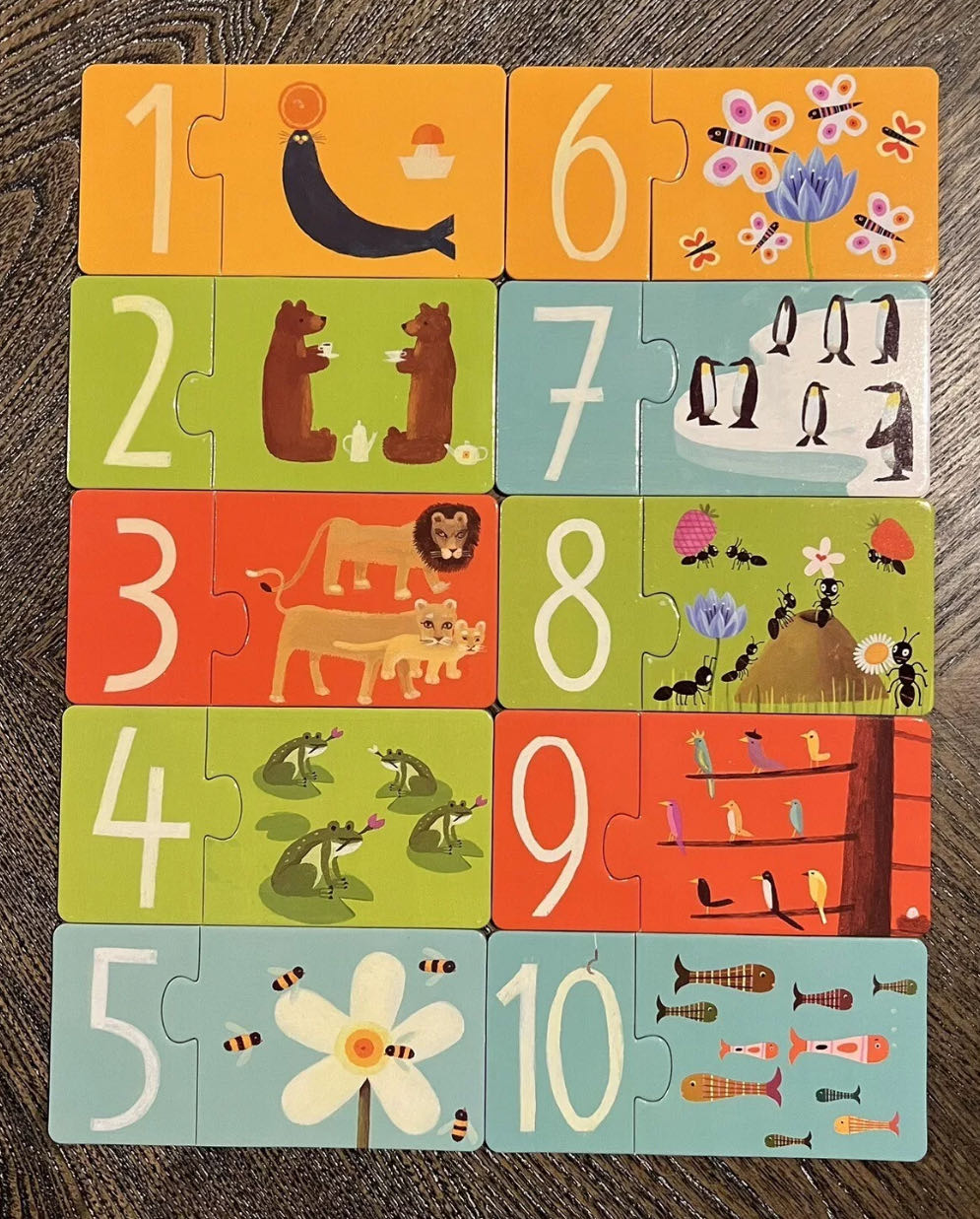 DJECO Puzzle Duo Numbers-SOLD - Djeco puzzle collectible - Main Image 4