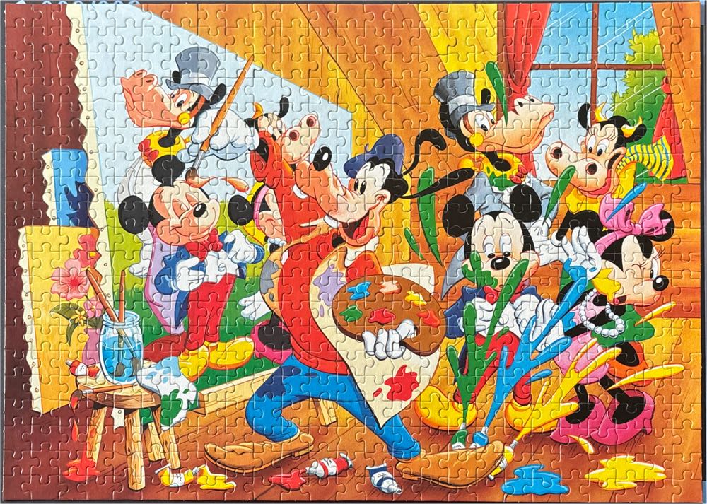 Goofy the Artist - Jumbo puzzle collectible [Barcode 8710126015148] - Main Image 2