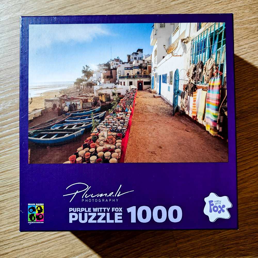Taghazout, Morocco - Purple Witty Fox puzzle collectible [Barcode 4751010199173] - Main Image 3