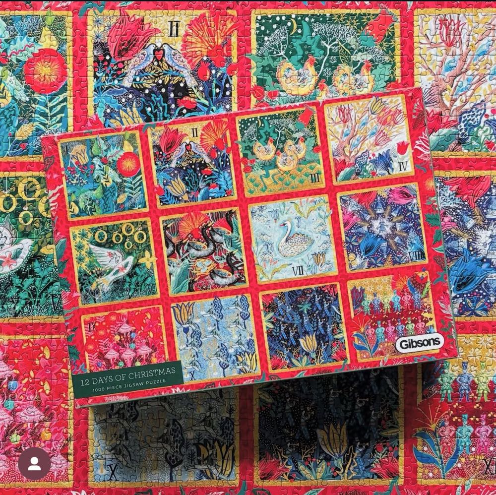 Twelve 12 Days Of Christmas - Gibsons puzzle collectible [Barcode 5012269076011] - Main Image 4