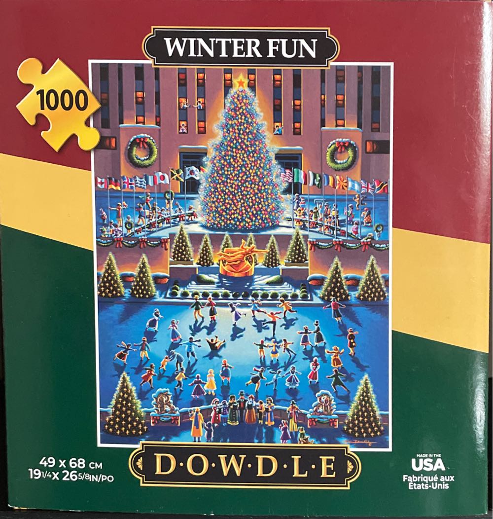 Winter Fun - Dowdle puzzle collectible [Barcode 671095401197] - Main Image 2