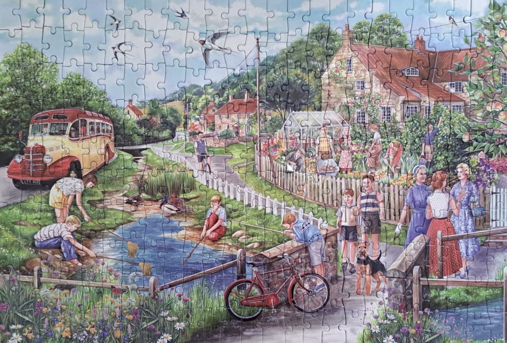Summer By The Stream - Gibsons puzzle collectible [Barcode 5012269027112] - Main Image 3