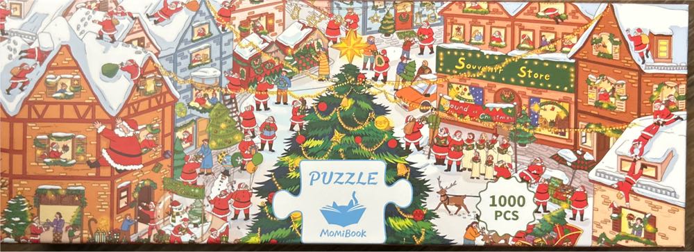 101 Santa - Puzzle Momibook puzzle collectible [Barcode 4810001532] - Main Image 2