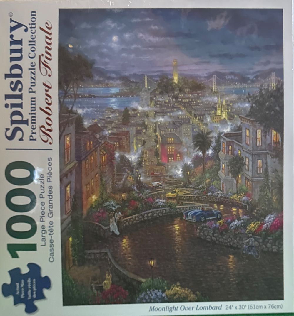 Moonlight Over Lombard - Spilsbury 🇺🇸 puzzle collectible [Barcode 810061444305] - Main Image 2