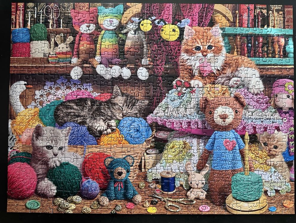 Knitty Kitties - Ravensburger puzzle collectible [Barcode 4005556808441] - Main Image 3