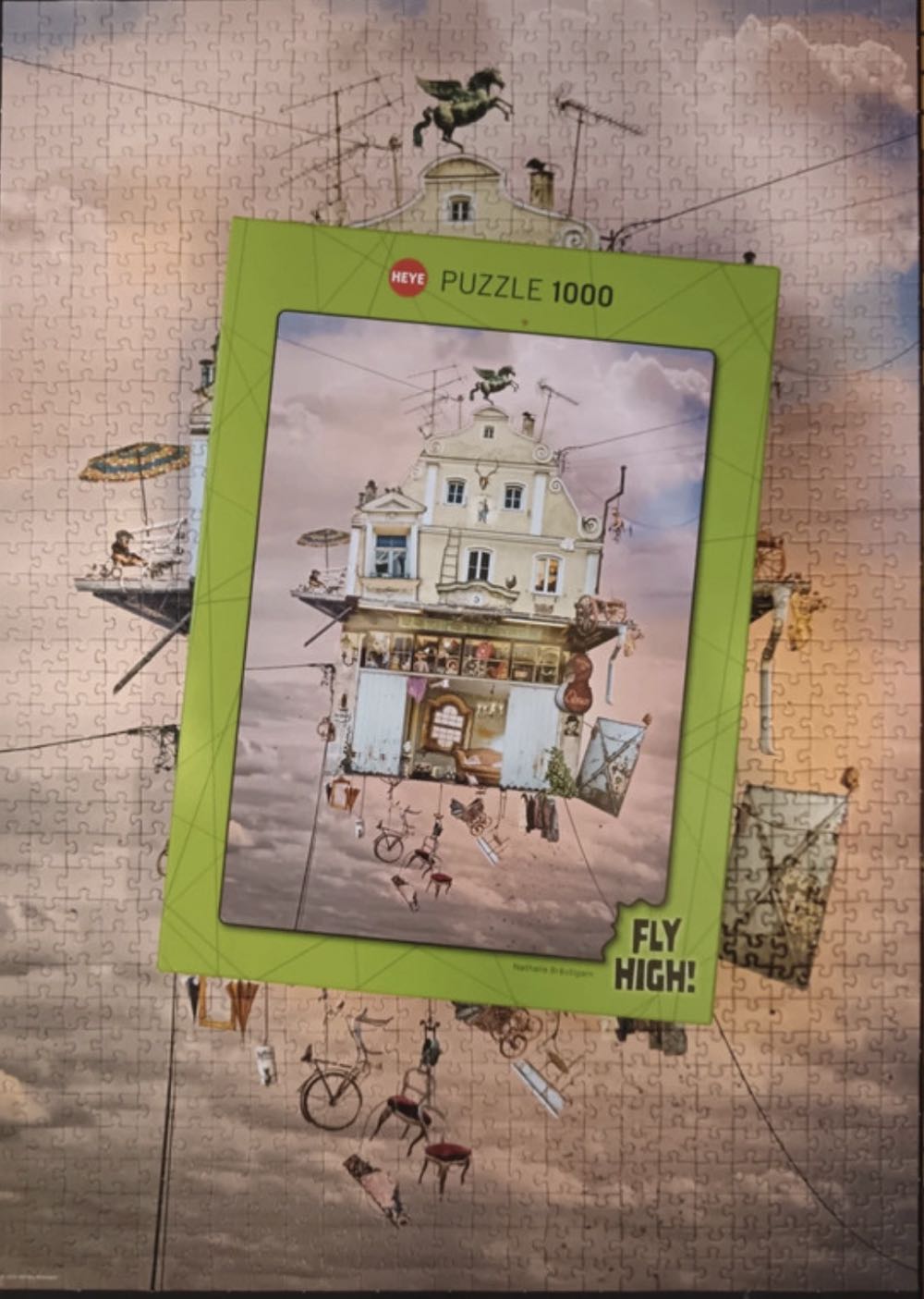 Flying High: Treasure House (Ewelina Messenger) - Heye Puzzle puzzle collectible [Barcode 4001689300784] - Main Image 4