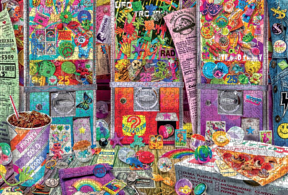 Pizza and Pocket Change - Buffalo Games puzzle collectible [Barcode 079346127580] - Main Image 2