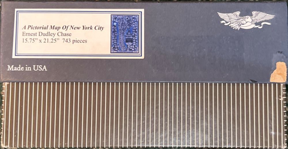 A Pictorial Map Of New York City-SOLD - Liberty Puzzles 🇺🇸 puzzle collectible - Main Image 2