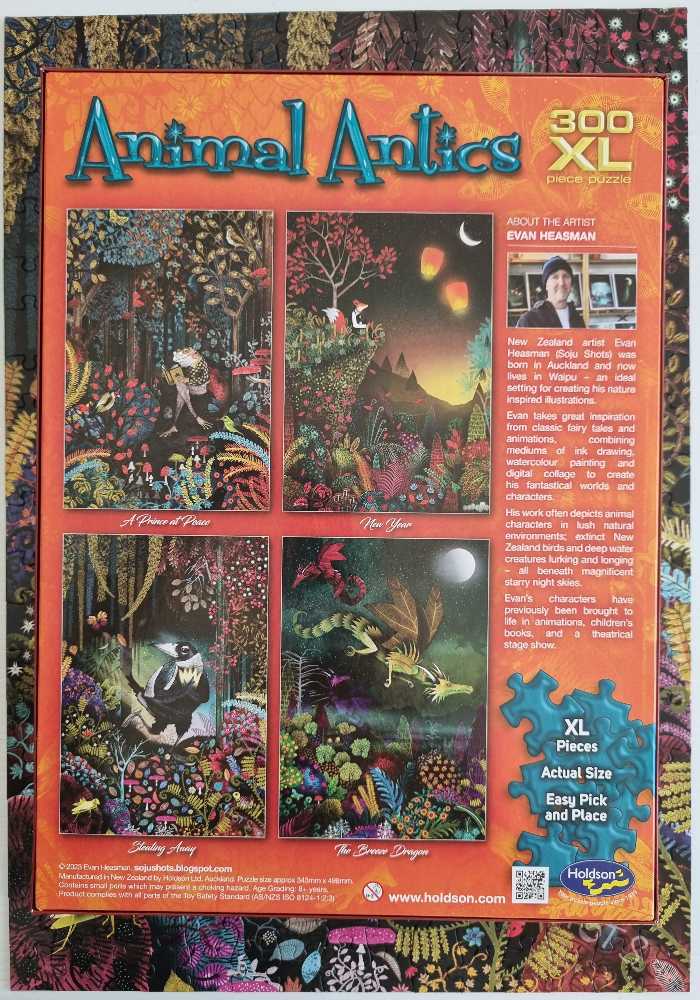 Animal Antics - Stealing Away - Holdson puzzle collectible [Barcode 9414131731350] - Main Image 3