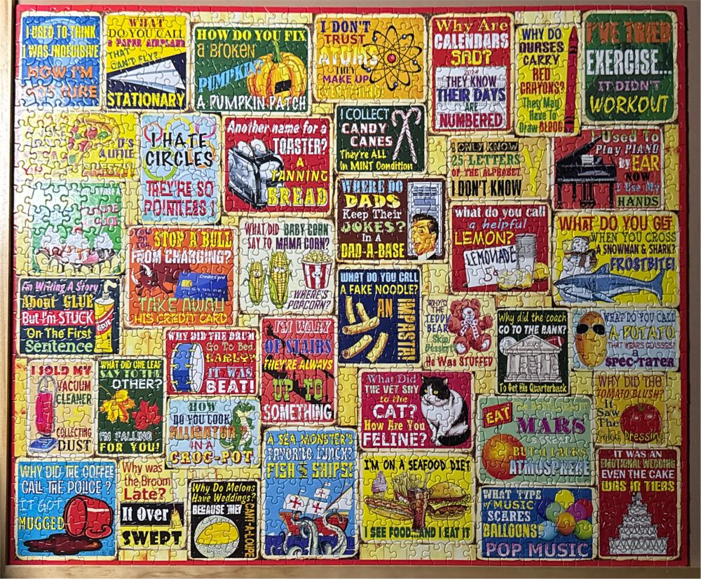 Dad Jokes - White Mountain puzzle collectible - Main Image 2