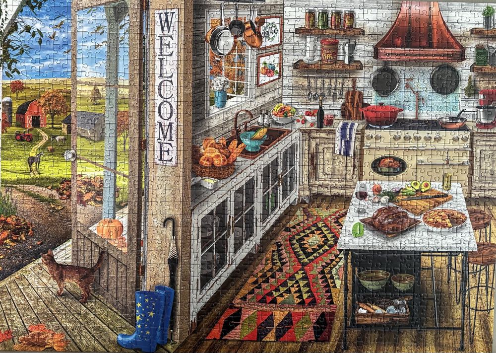 Country Kitchen - SOLD - Ravensburger puzzle collectible - Main Image 2