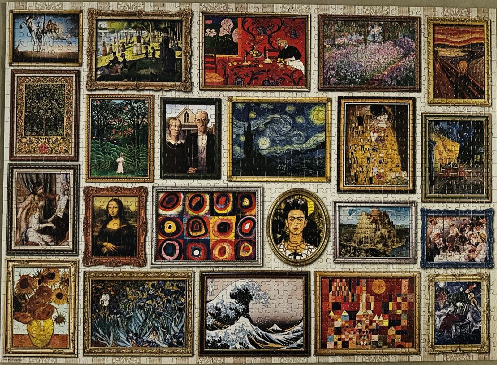 Masterpieces • Fine Art - FOR SALE OR TRADE - EuroGraphics puzzle collectible - Main Image 2