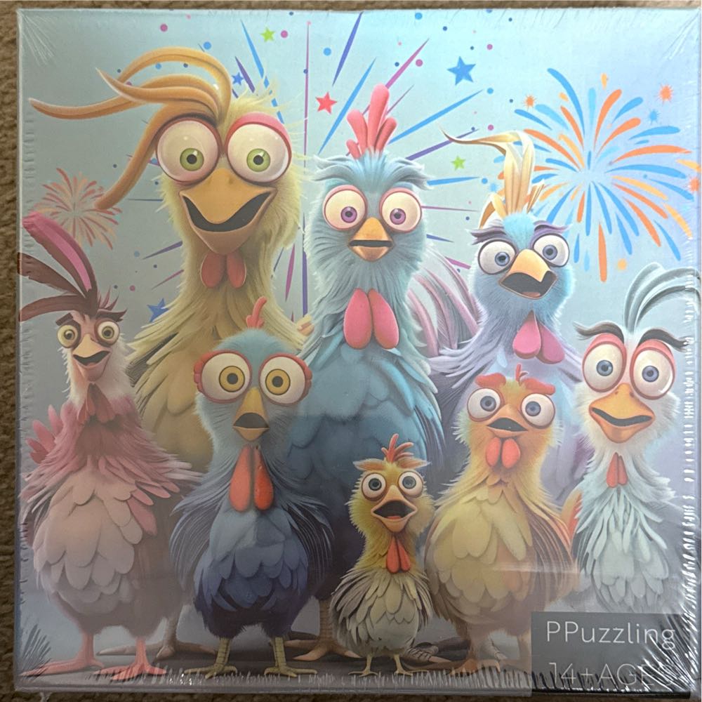 Chicken Family - PPuzzling puzzle collectible - Main Image 2