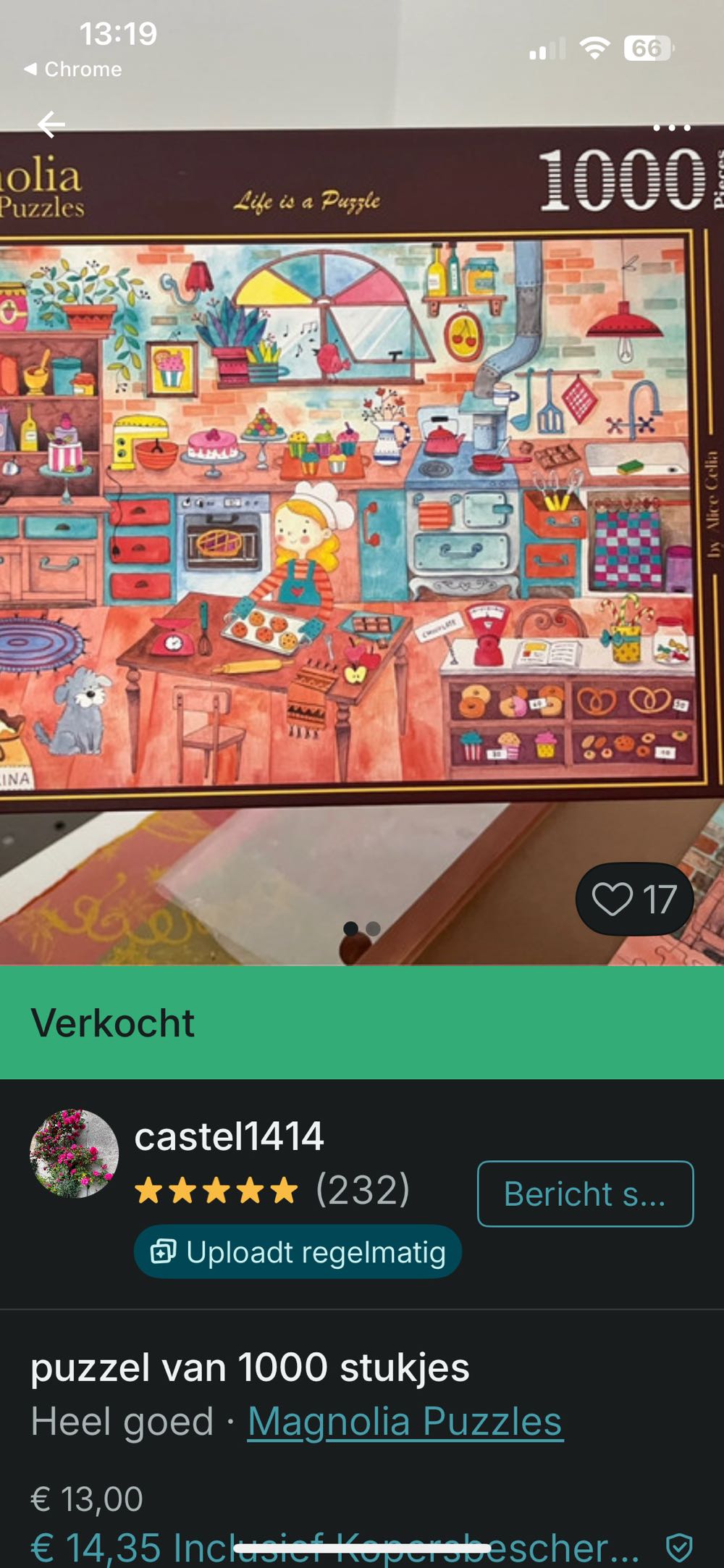 Colorful Bakery - Magnolia puzzle collectible [Barcode 8684595060384] - Main Image 4