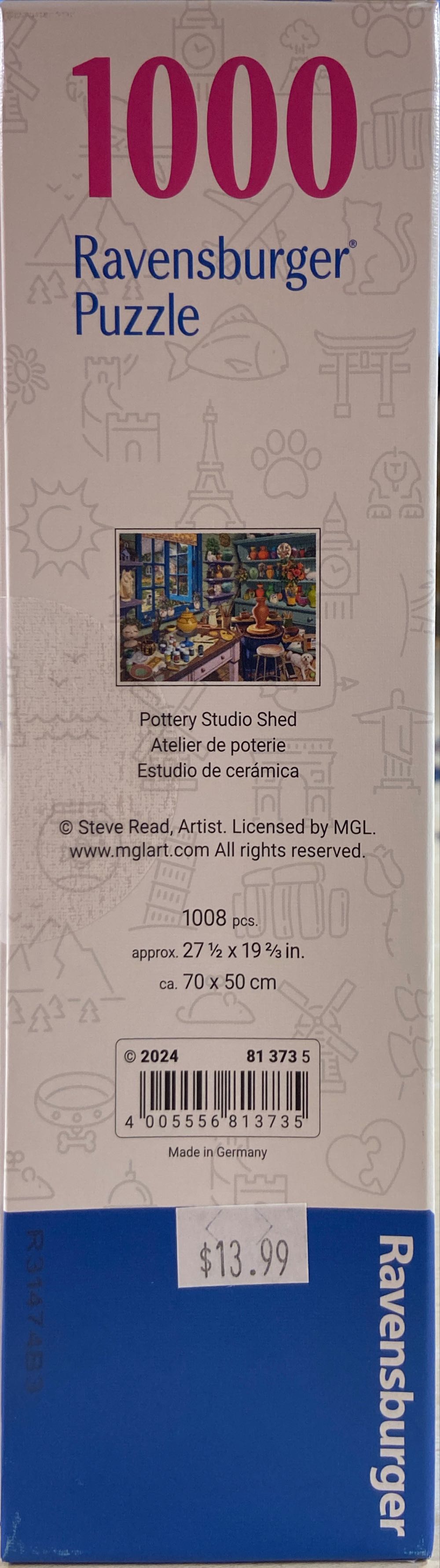 Pottery Studio Shed - Ravensburger puzzle collectible [Barcode 4005556813735] - Main Image 2