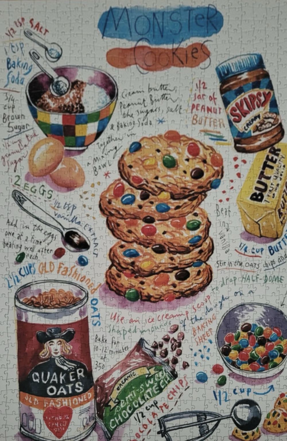 Biscuits Monster Cookies - Magnolia puzzle collectible [Barcode 8684595060209] - Main Image 3