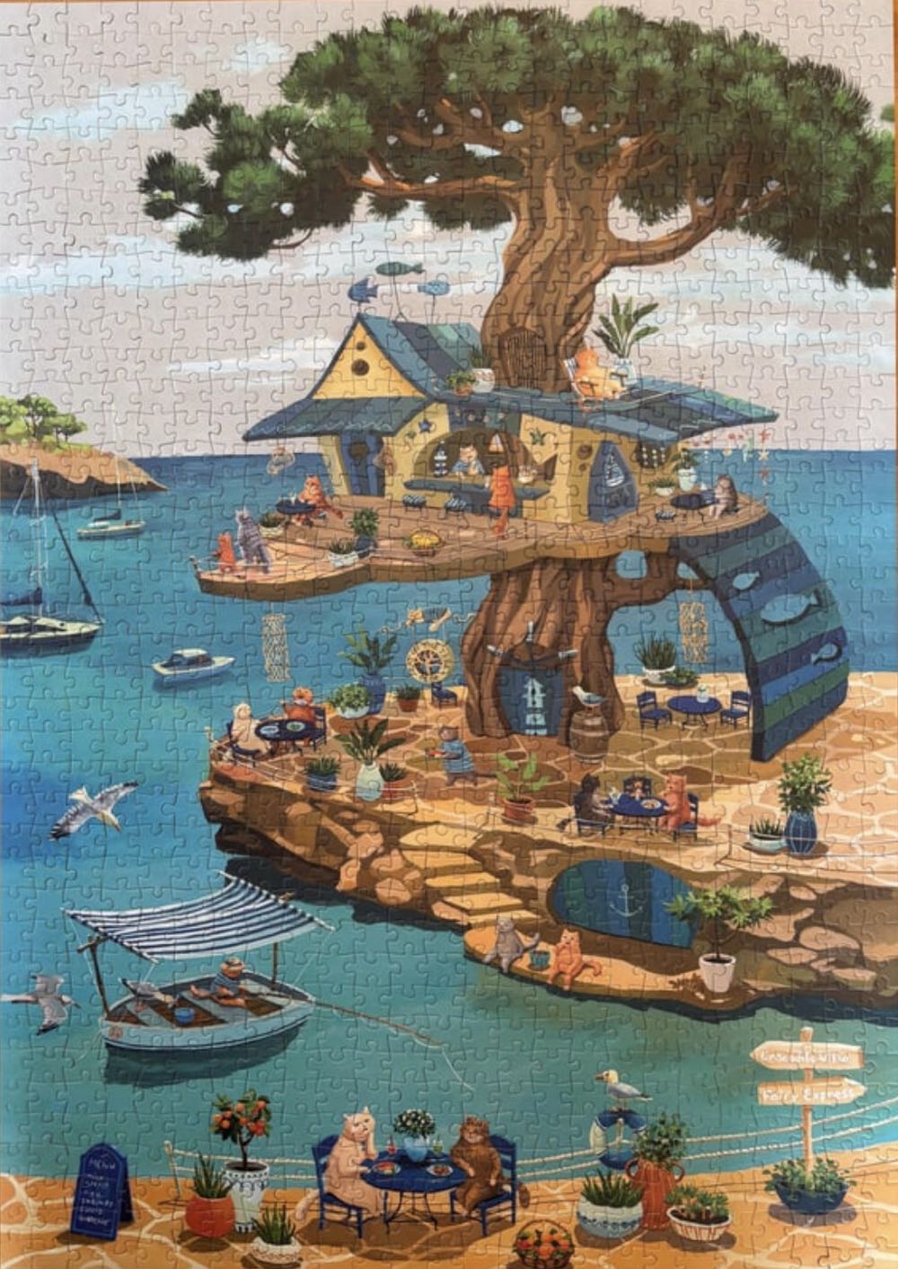 Cats On The Tree🟦 - Magnolia puzzle collectible [Barcode 8684595060292] - Main Image 3