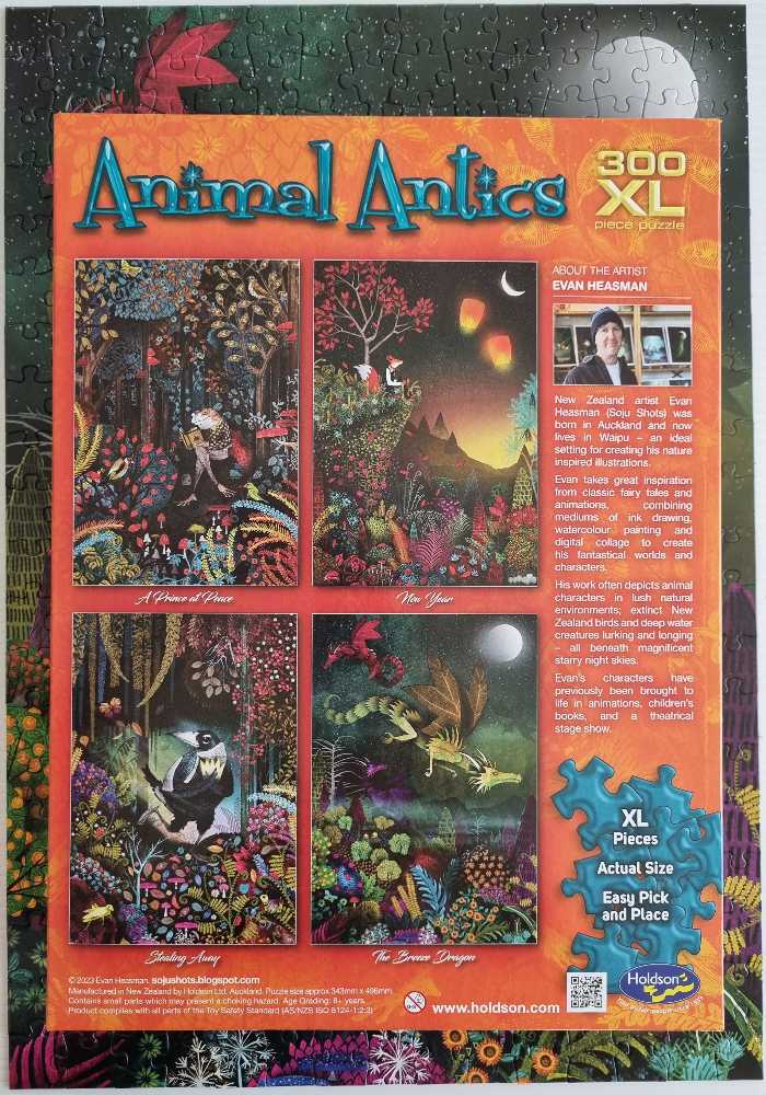 Animal Antics - The Breeze Dragon - Holdson puzzle collectible [Barcode 9414131731367] - Main Image 3