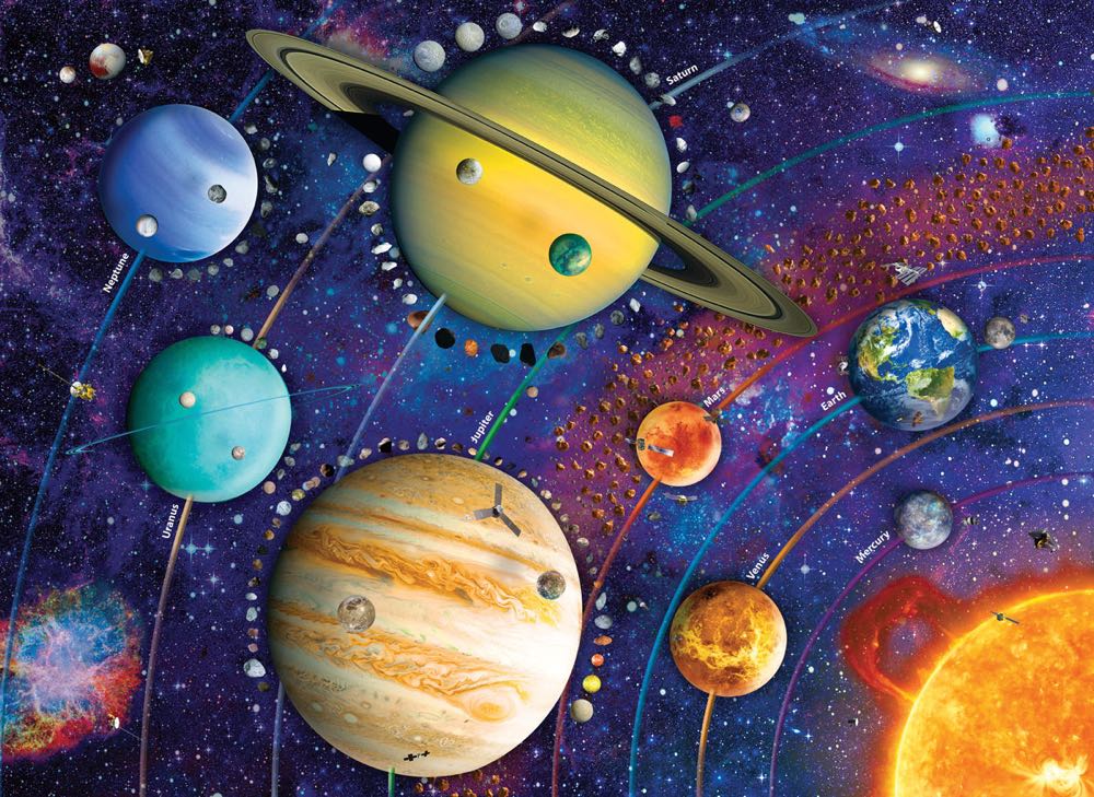 Eurographics: Planets Of The Solar System - Eurographics puzzle collectible [Barcode 628136658232] - Main Image 2